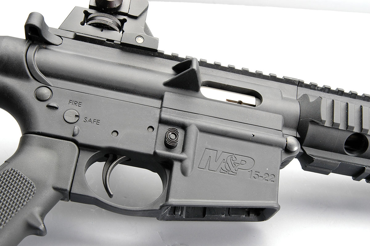 Controls and pin locations are identical to a standard AR-15.