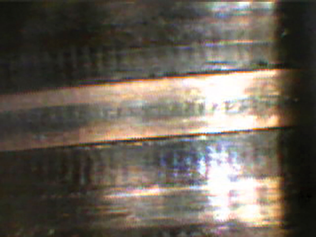 A Lyman Digital Borescope showed the rough bore of the Savage 223 Remington was copper-fouled when shot with IMR-4166, but the fouling was easily removed.