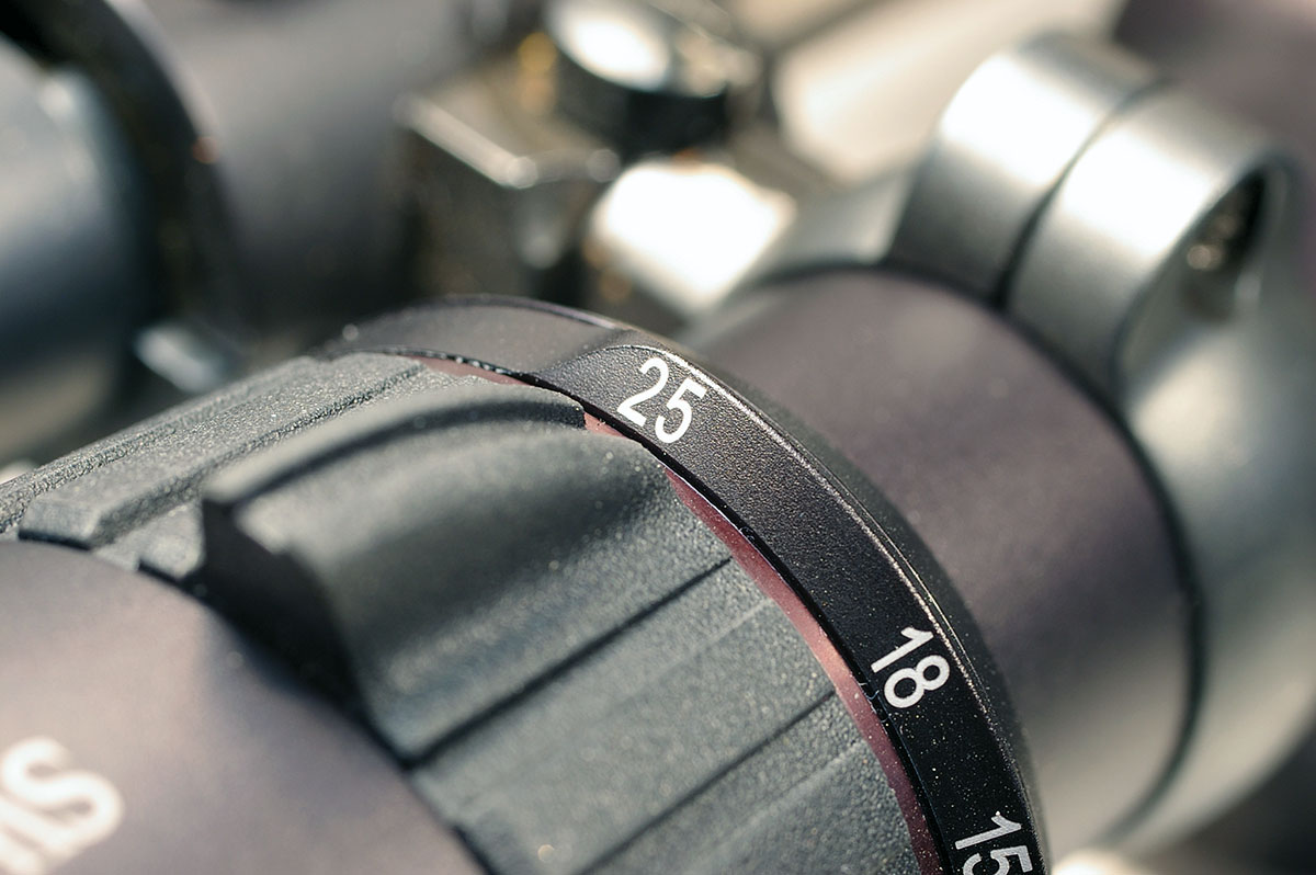 Turned up to 25x, the X5(i) 5-25x 56mm scope has enough magnification for all long-range shots.