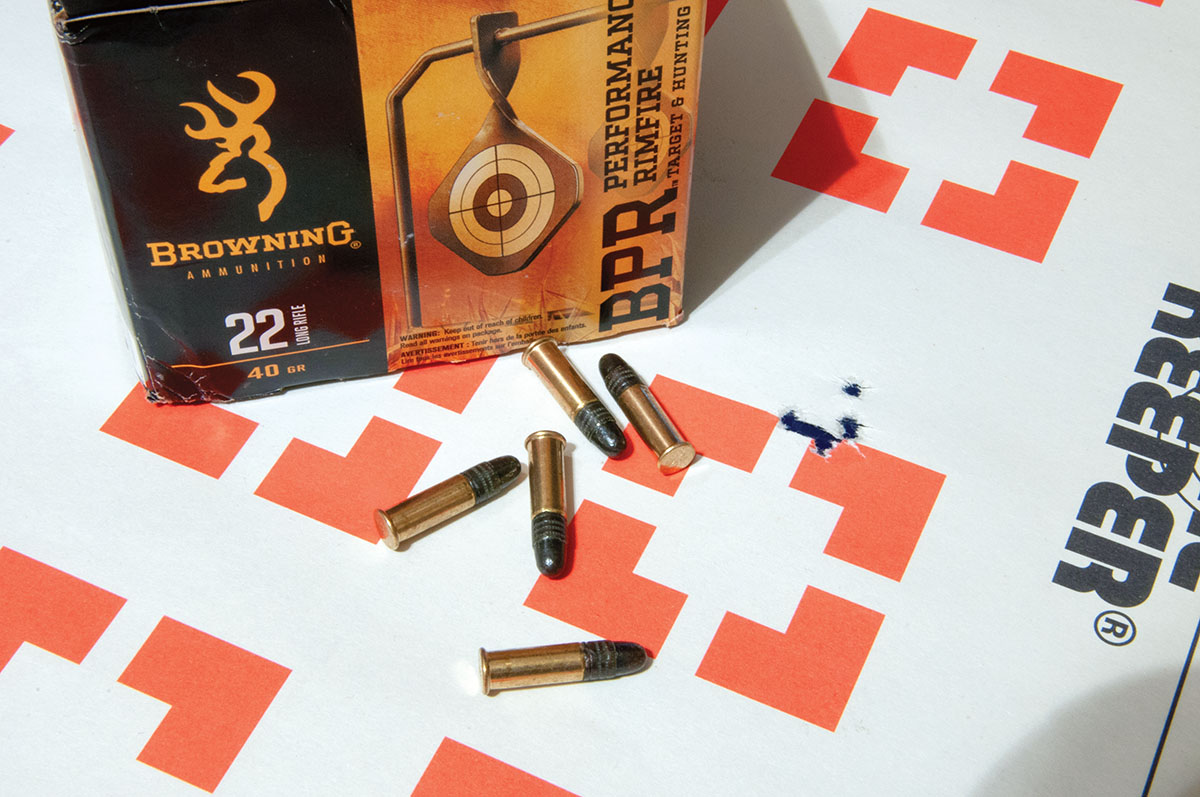 The CZ 452’s best group with Browning’s new BPR ammunition measured .475 inch. According to CZ-USA, the Grand Finale is the “last hurrah” for a rifle that has been in production for roughly 60 years.