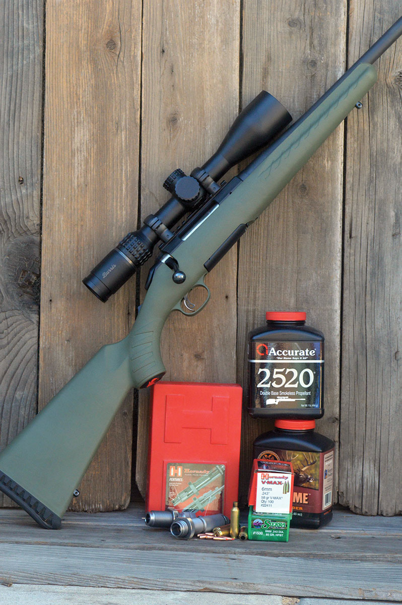 A Ruger American Predator 6mm Creedmoor was tested with 13 different lightweight varmint bullets from 55 to 95 grains, along with 13 powders.