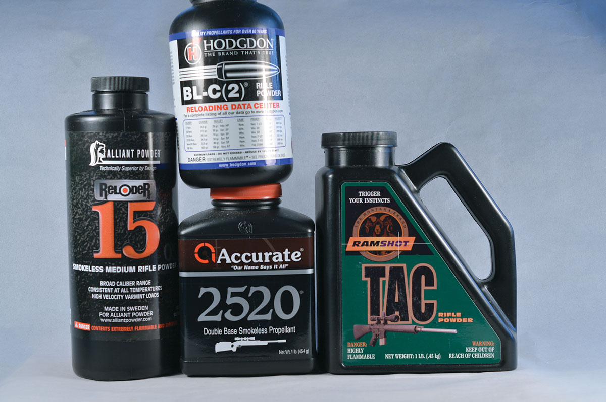 Other powders that performed well include BL-C(2), RL-15, A-2520 and Ramshot TAC.