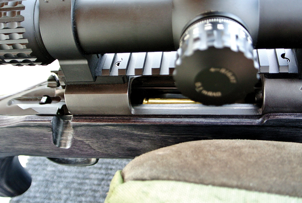 This Model 770 was built as a .243 Winchester sometime between 1969 and 1971. It used a factory-shimmed, long-action receiver to fit the shorter .243 Winchester cartridge.