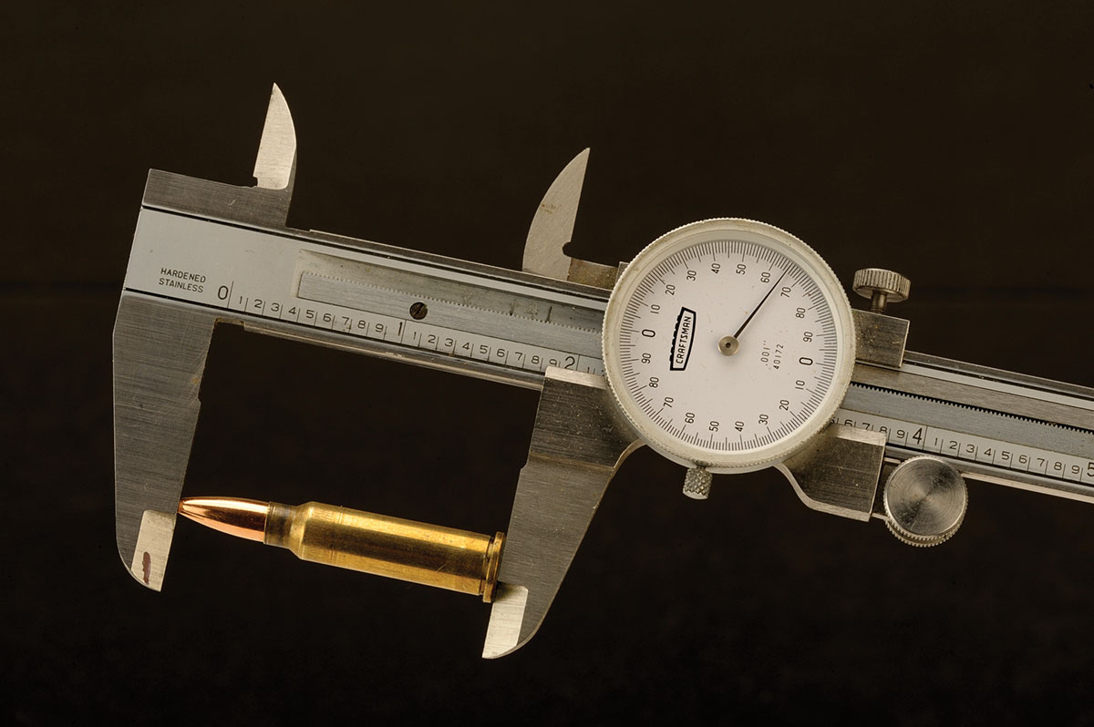 Stan found that all of the 50-grain bullets could be seated to an overall length of 1.865 inches, which allowed smooth feeding and excellent accuracy.