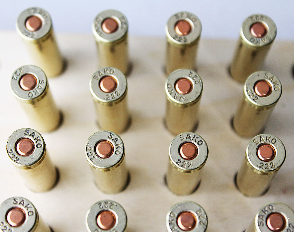 Sako and Winchester brass accompanied the die set. All received Remington 7½ Small Rifle primers.