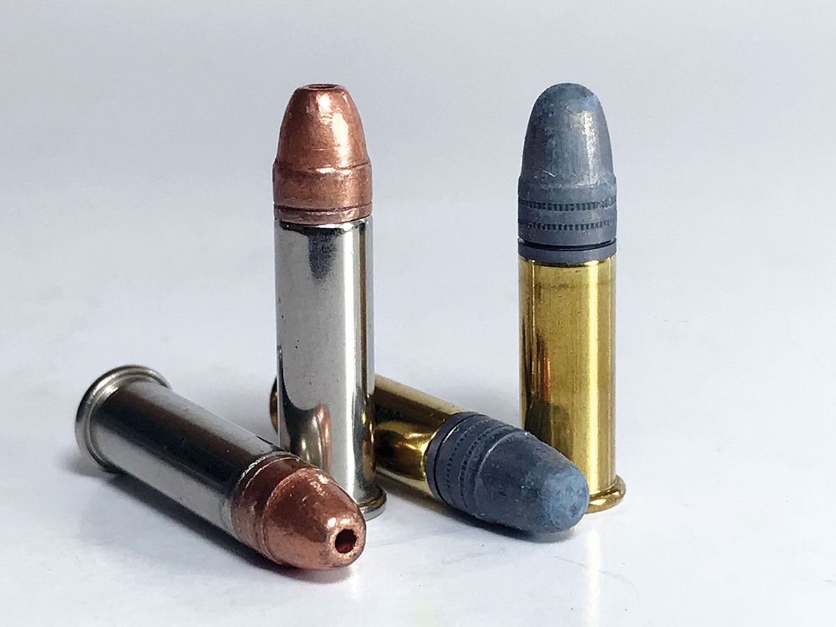 A CCI Stinger 32-grain bullet (left) drifts more than a standard velocity 40-grain bullet, even though the Stinger bullet starts out much faster.