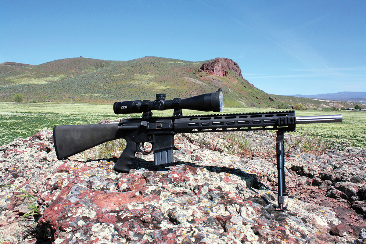 The Rock River Arms LAR-15M .204 Ruger proved as accurate as most bolt rifles.