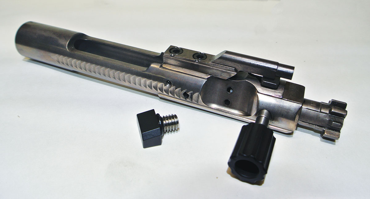 The MT-15 uses a side-charging bolt that is sturdy and reliable, allowing the shooter to reliably clear tough jams in the field by providing direct access to the bolt itself.