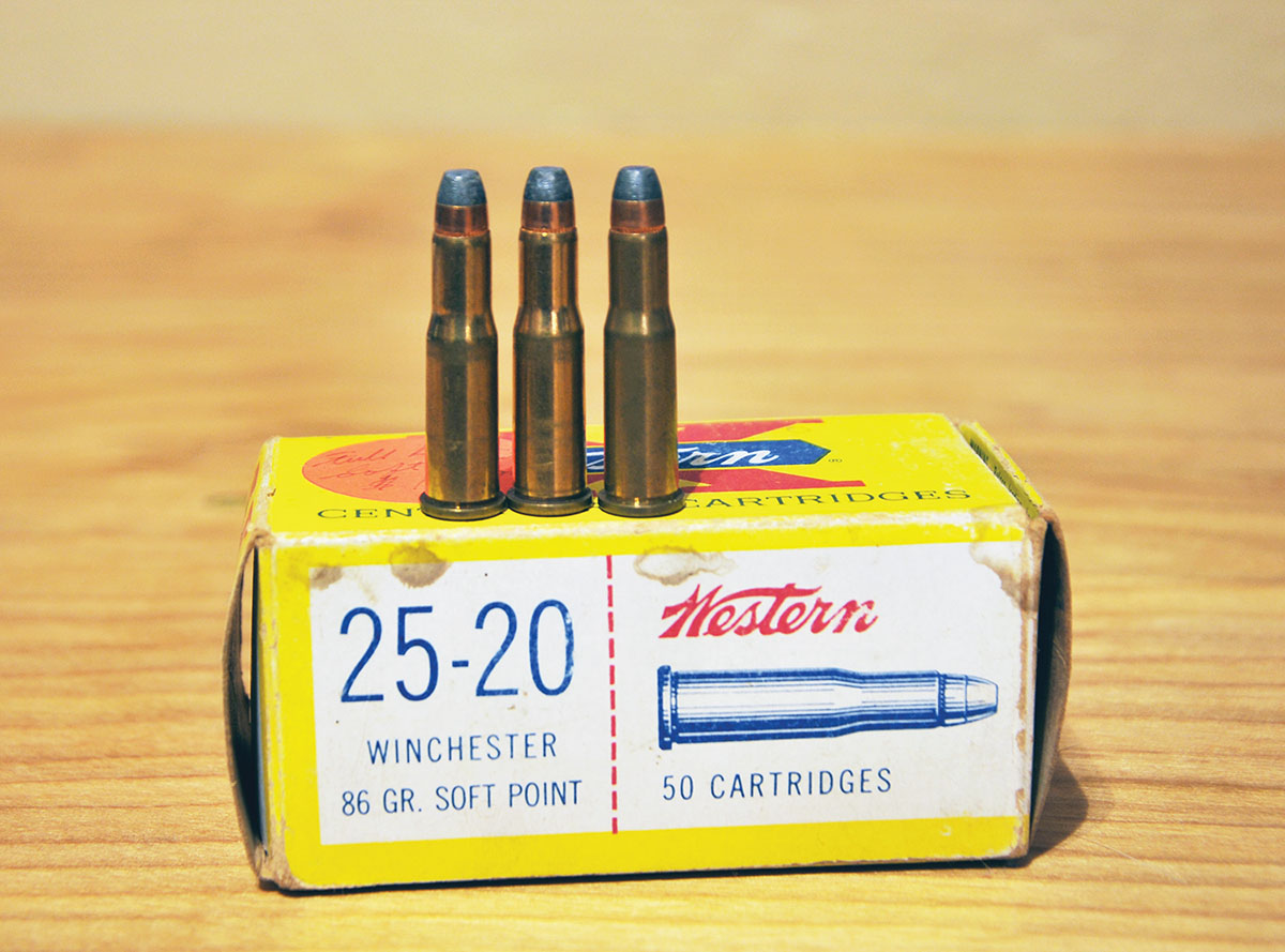 Winchester’s 25-20 was popular as a varmint cartridge, but most hunters used it on larger, edible game. Introduction of the 22 Hornet nearly buried it, but loads are still available and demand for the cartridge remains good.
