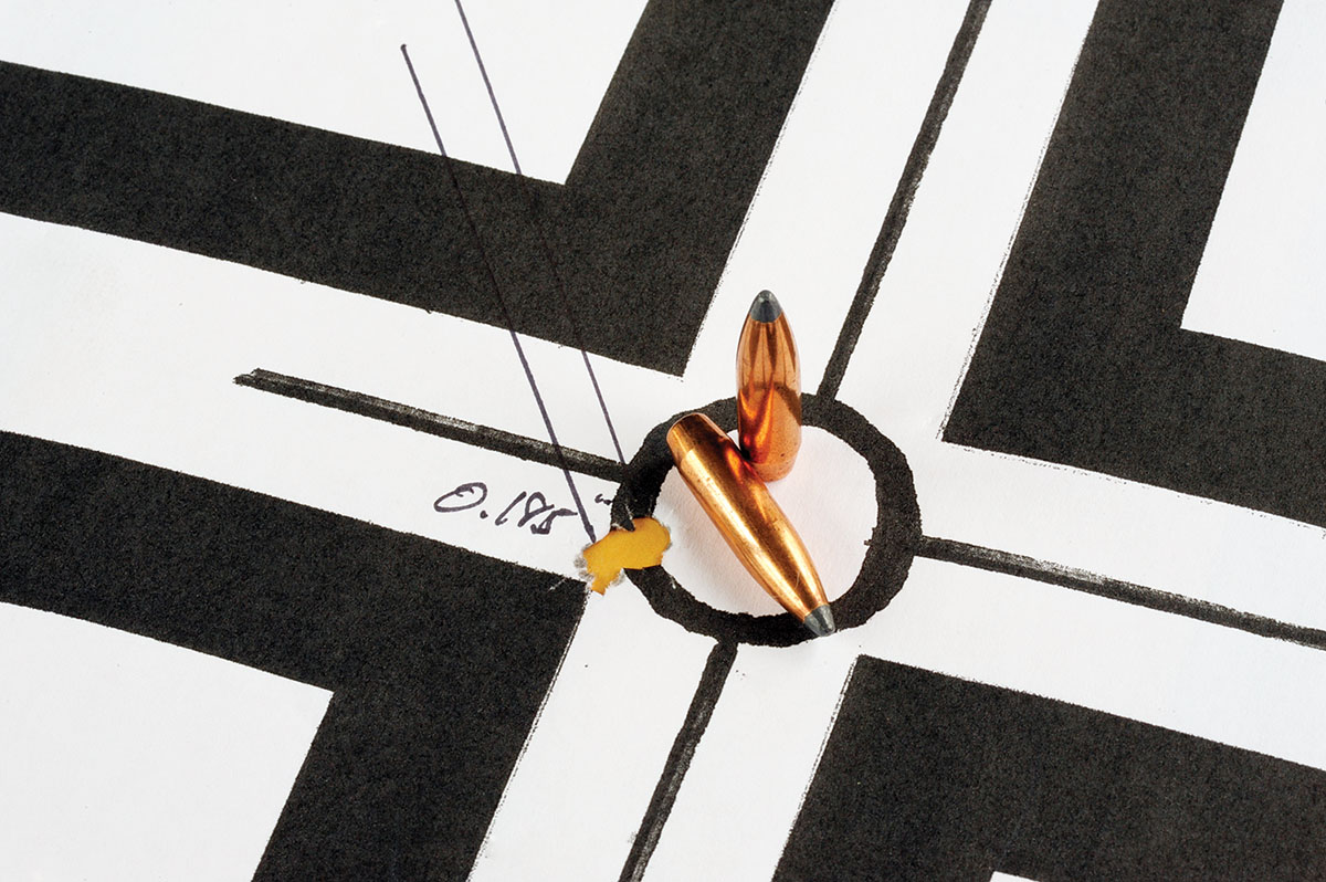 The most accurate load in testing included a Sierra 100-grain spitzer boat-tail over 27.0 grains of H-4895.