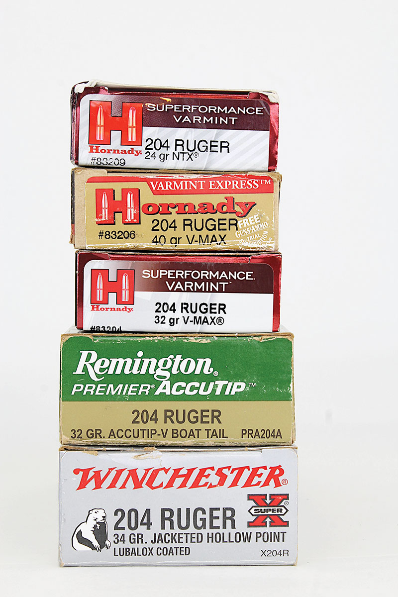 Hornady, Remington and Winchester, among others, load the .204 Ruger.