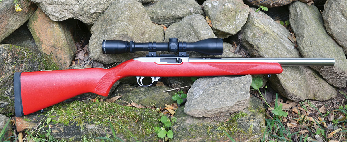 Shooters don’t see many Ruger 10/22s in 22 Short, but this Firefly, built years ago by Tom Volquartsen, is extremely accurate and allows Layne to relive fun days during his youth.
