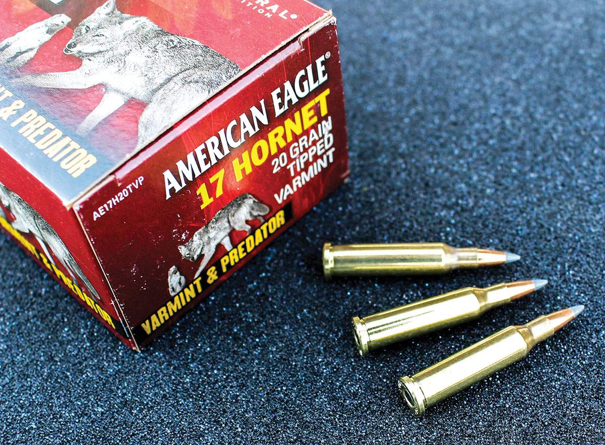 American Eagle 20-grain Varmint and Predator ammunition was used as a benchmark for accuracy and velocity.