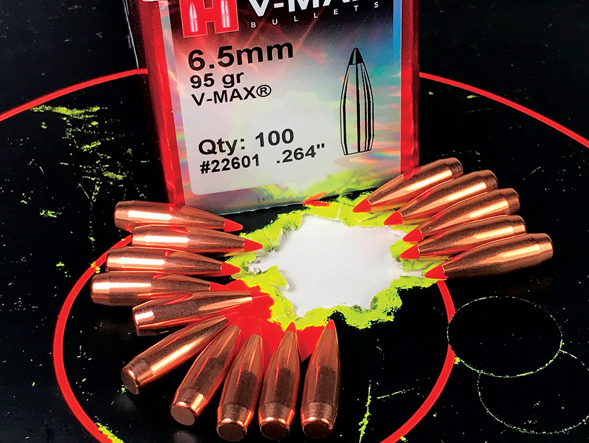 The 6.5 Grendel burns only about 30 grains of powder to fire Hornady 95-grain V-MAX bullets. The resulting light recoil makes the 6.5 fun to shoot, over and over again.
