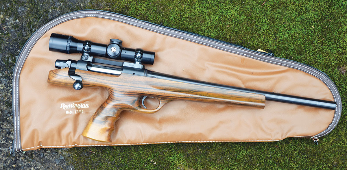 This XP-100 with very nice wood was built by Remington’s custom shop, and while it is in .308 Winchester, many other calibers including .17 Remington, .22-250 and .223 Remington were offered.