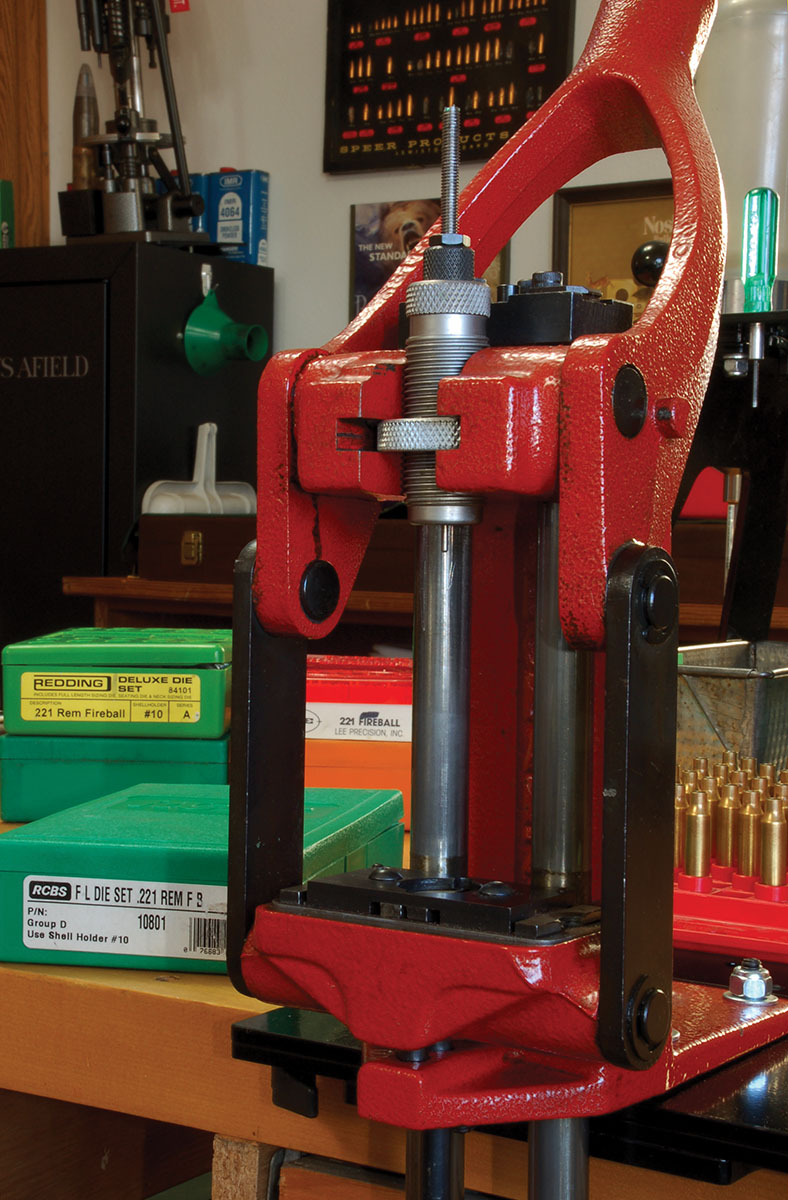 A Forster Co-Ax press and RCBS full-length sizer die where used for initial new case preparation work.