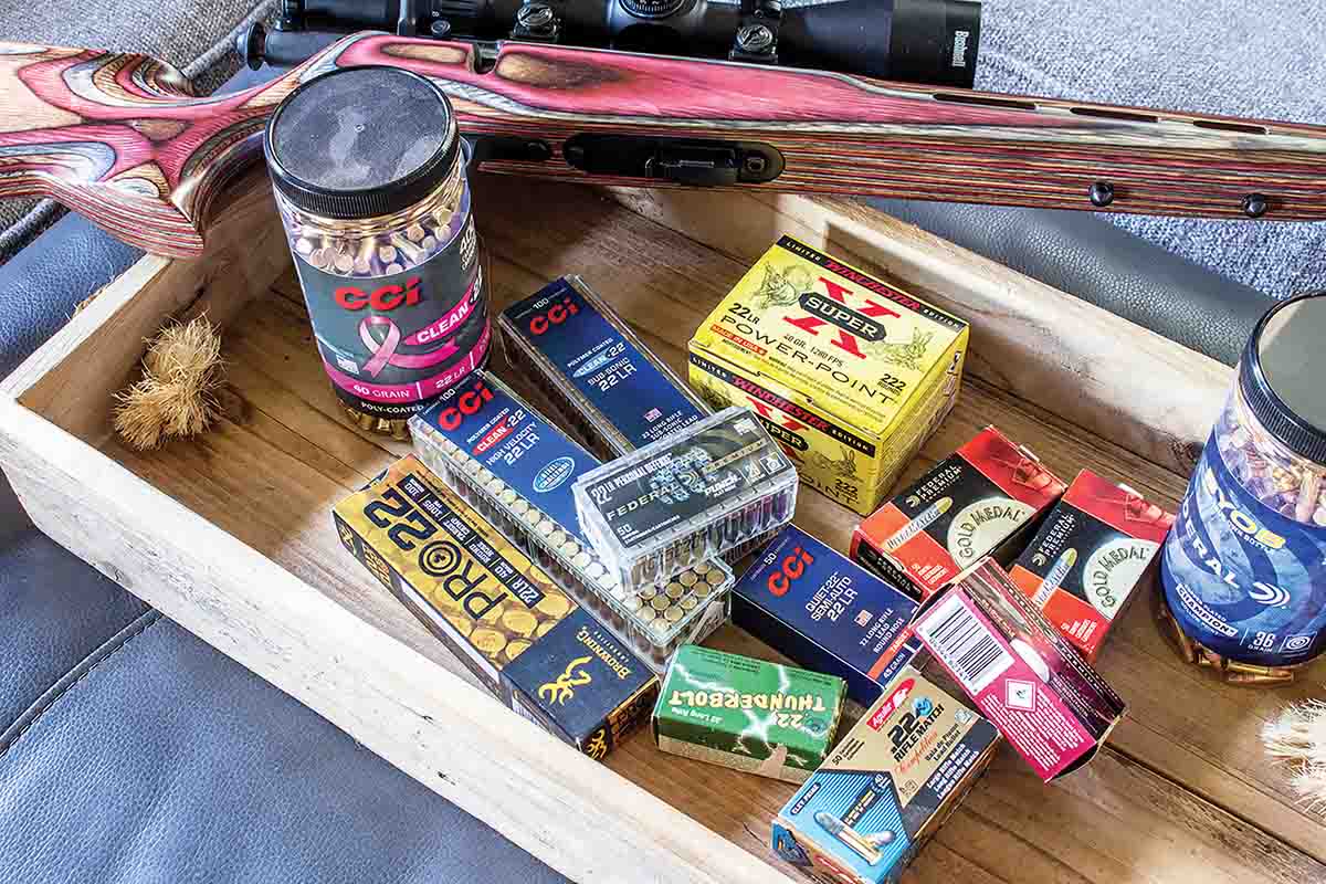 A dozen different types of ammunition were tested in the Mark II BRJ and all shot well.