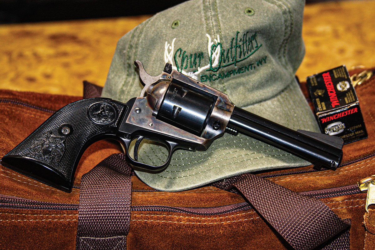The Colt New Frontier Scout with the magnum cylinder installed and a box of Winchester 34-grain JHPs will do things that just might surprise a shooter.