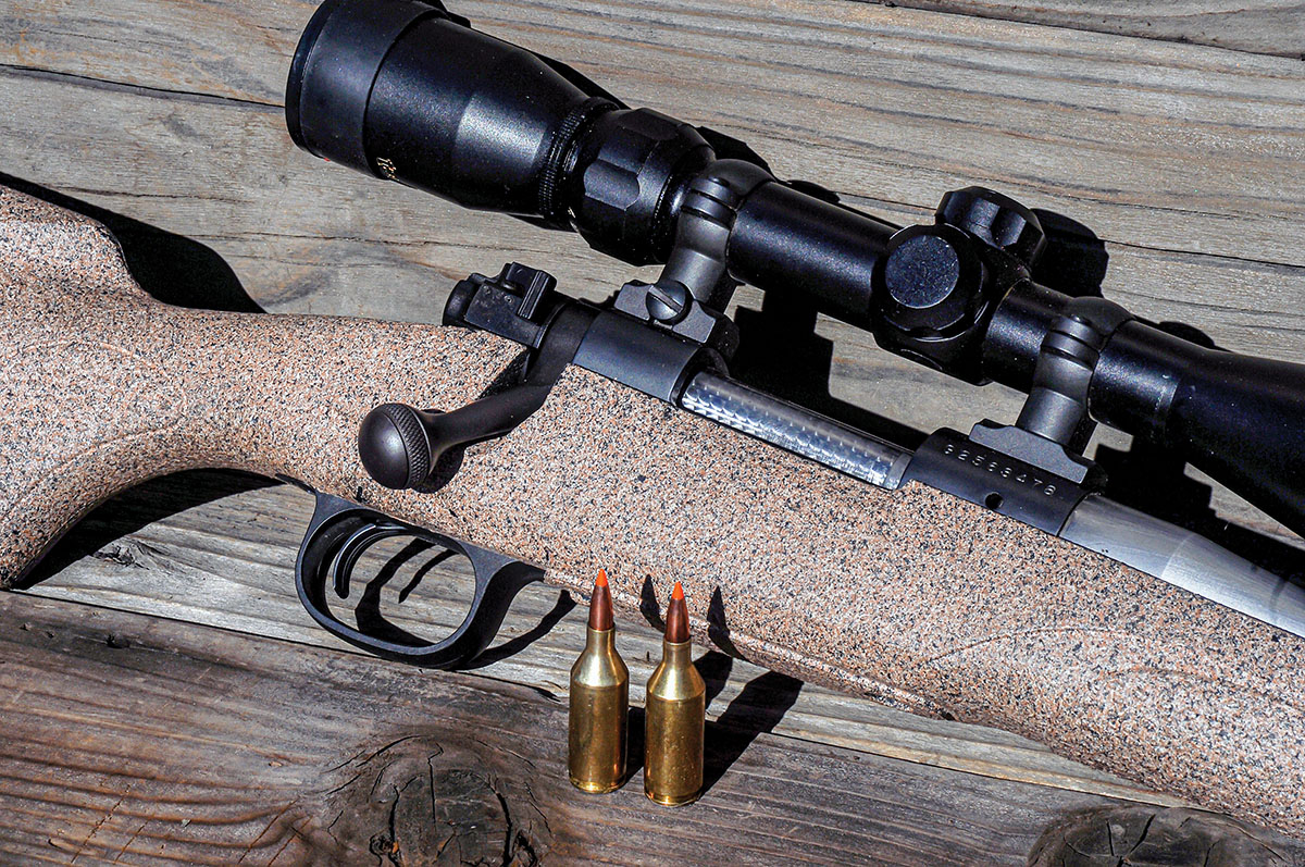 The .223 WSSM action allowed for the bullets to be seated further out than is possible with the Winchester Super Short models.