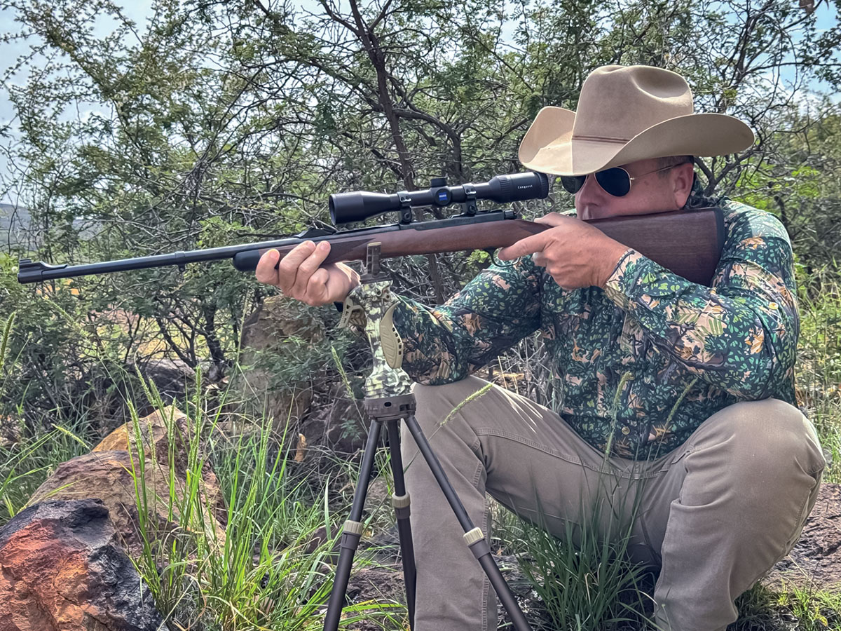 The 77/22 in 22 Hornet is handy and a great varmint rifle, especially for the hunter who likes to roam the countryside and get close.