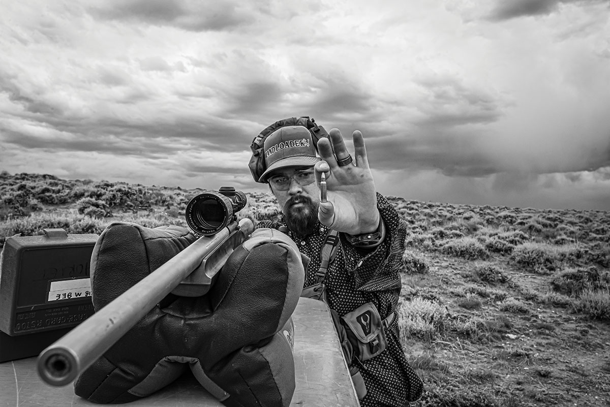 The tiny but mighty 218 Mashburn Bee is an extremely efficient cartridge capable of pushing a 50-grain bullet to about 3,000 FPS with the right powder. The Cooper Model 38 is an ideal action to house this cartridge. Photos by Lacey Polacek.