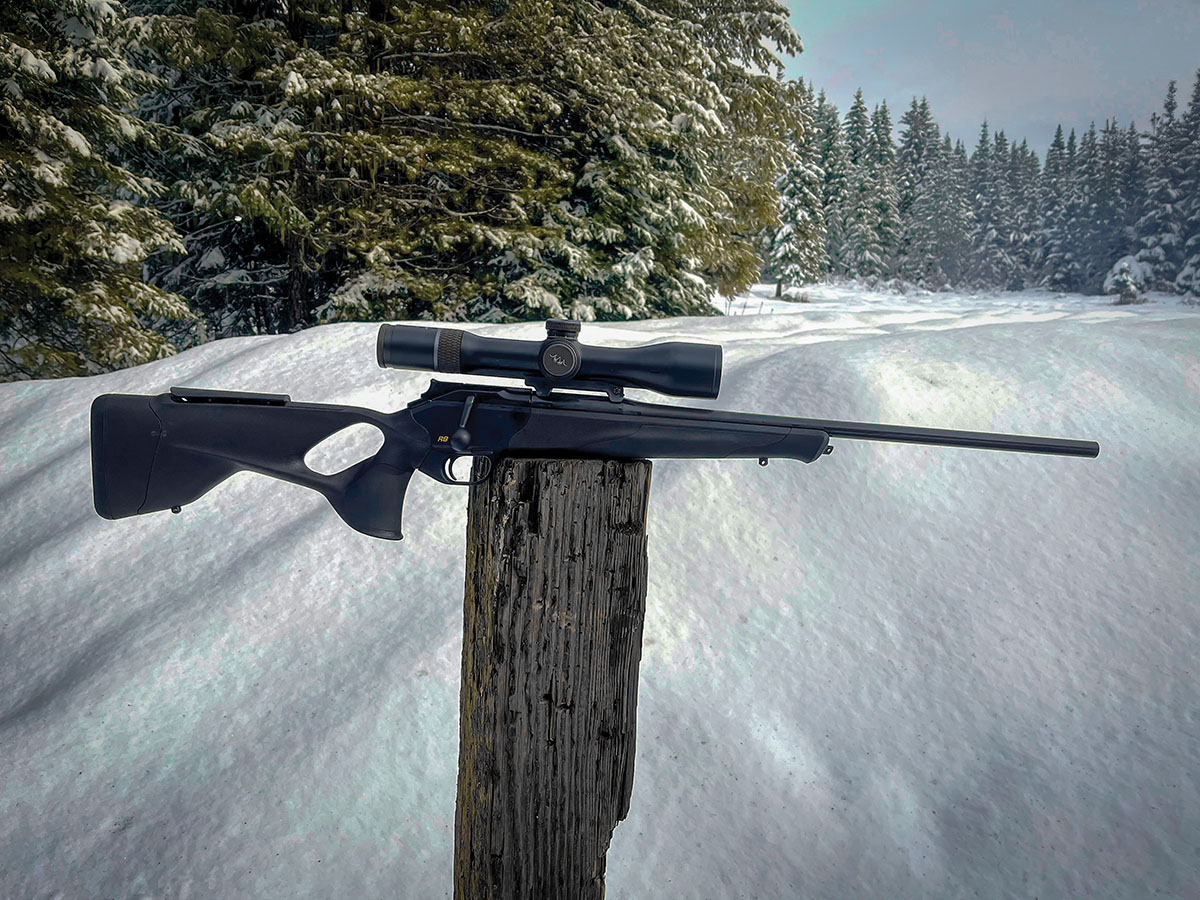 Blaser’s R8 rifles aren’t cheap, but they are fast-handling and cycling, exceptionally accurate and adaptable for any hunt with the swap of the bolt head, barrel and magazine insert.