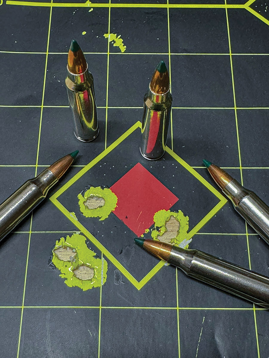 The Sierra Prairie Enemy 55-grain BlitzKing Varmint & Predator’s best five-shot group was 1.226 inches.